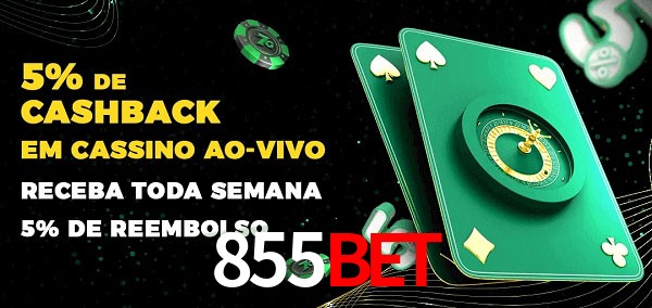 Promoções do cassino ao Vivo 855bet